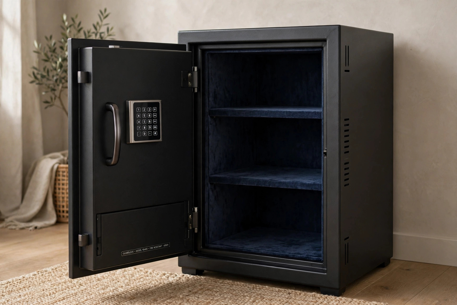 Home safe — proper anchoring is what makes a safe a safe.